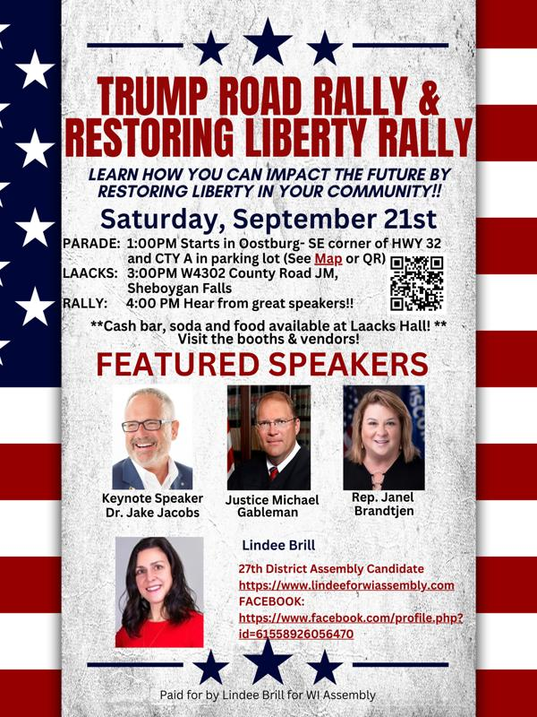 SEPTEMBER 21st: Join Your Patriot Friends at the Trump Road Rally ...